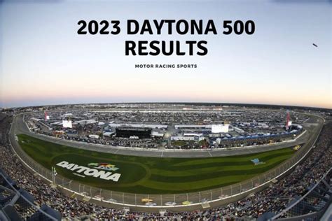 daytona 500 results|Full highlights and race results from the 2023 Daytona 500.
